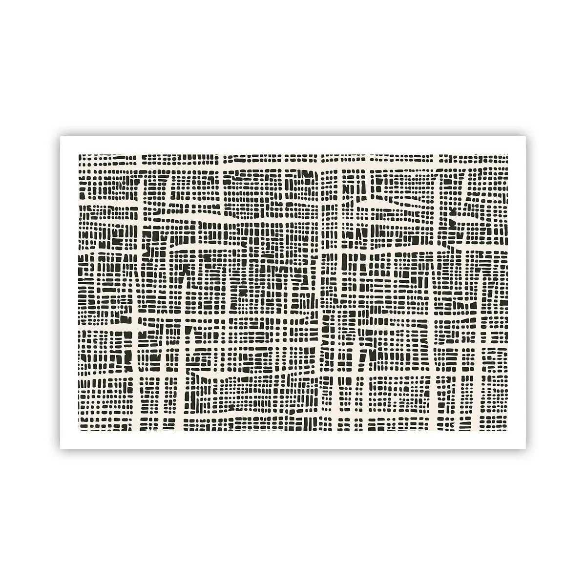 Affiche - Poster - Composition tissée - 91x61 cm