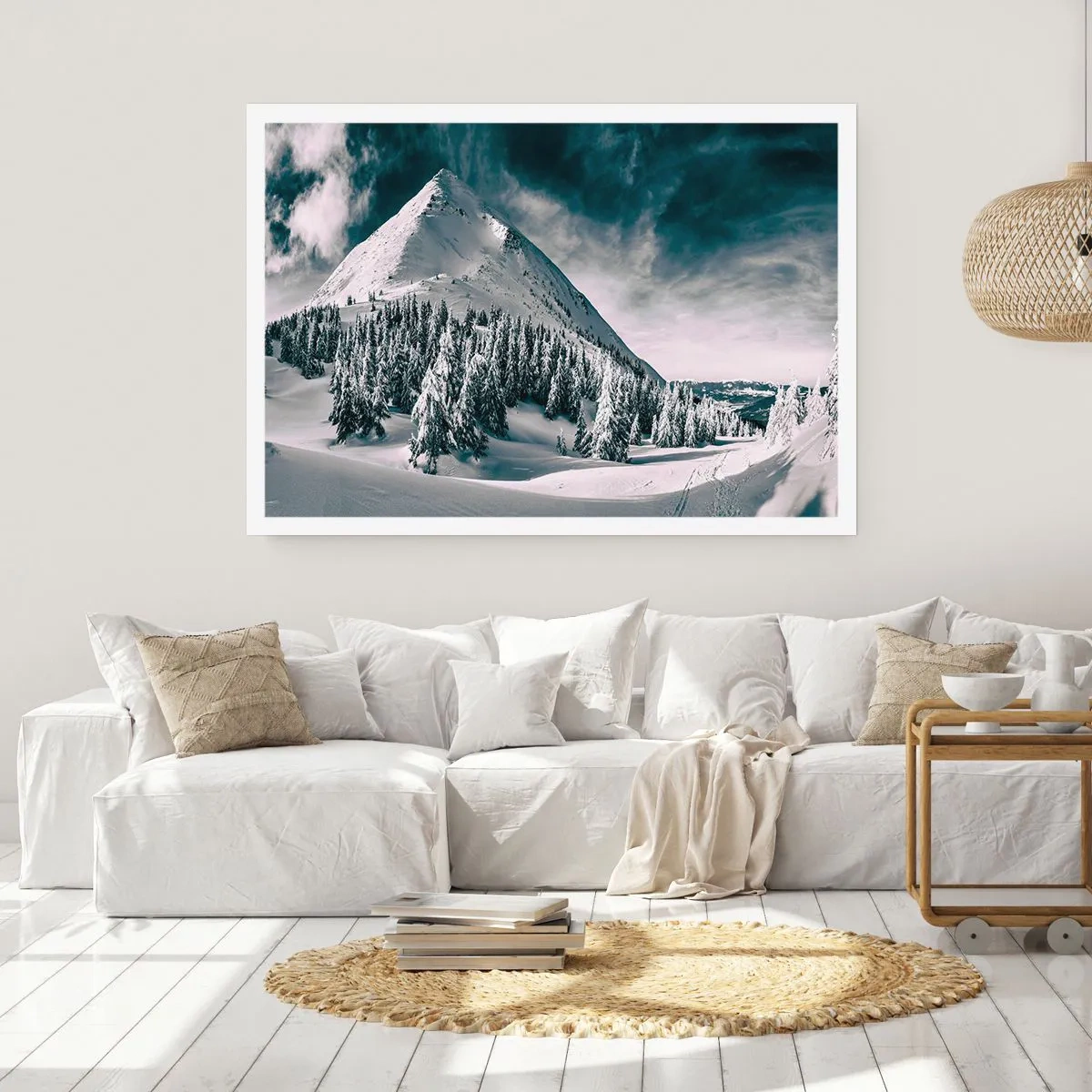 Affiche - Poster - Le pays de la neige et de la glace - 70x50 cm