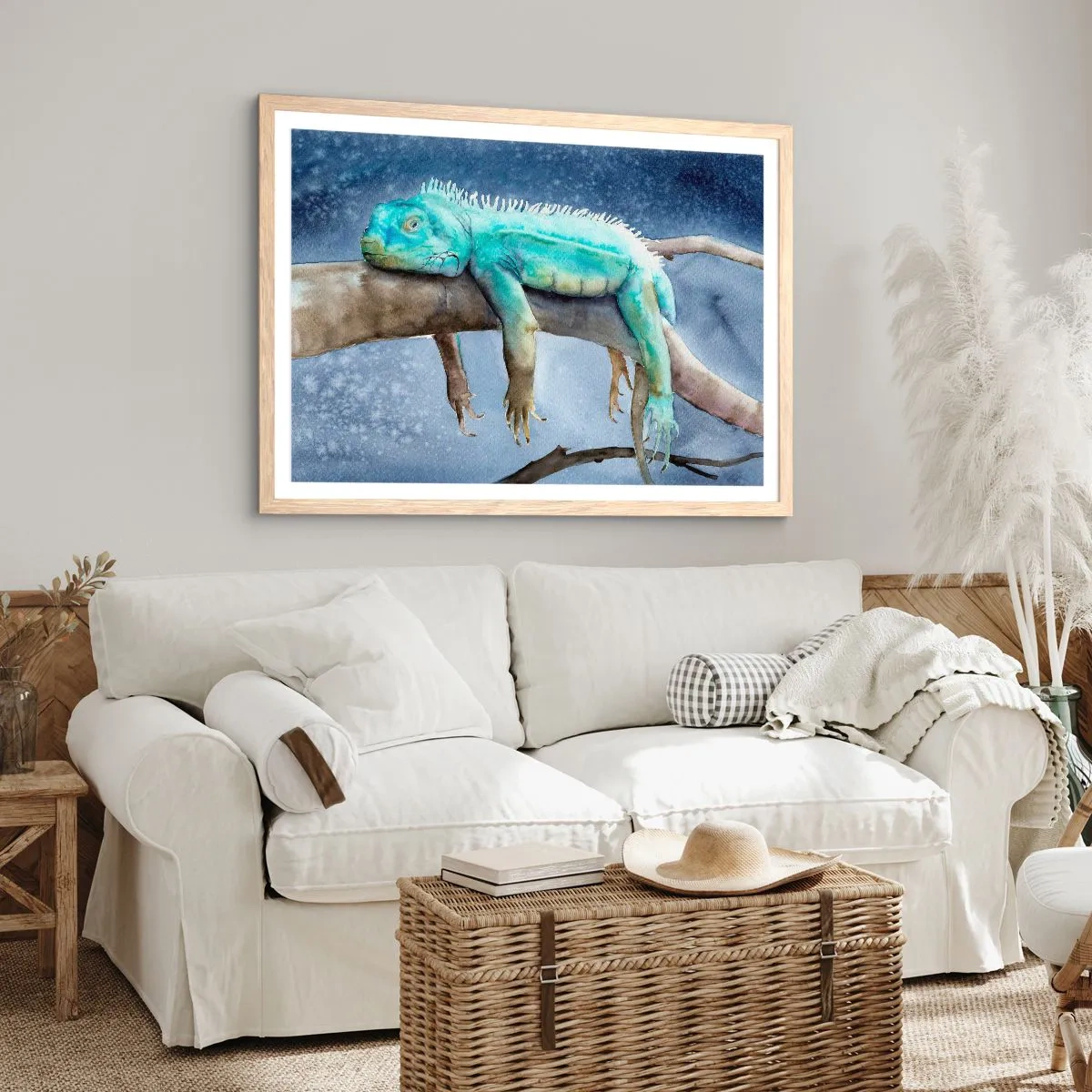 Affiche dans un chêne clair - Poster - Tout va bien! - 91x61 cm