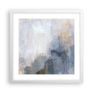 Affiche dans un cadre blanc - Poster - Tonalités et accords de couleur - 40x40 cm
