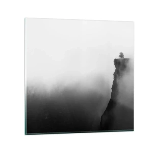 Impression sur verre - Image sur verre - Au bord du monde - 30x30 cm