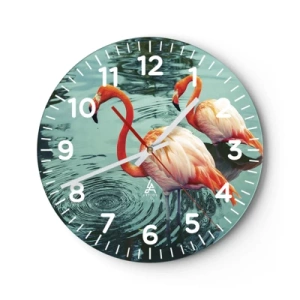 Horloge murale - Pendule murale - Nous sommes à la mode maintenant - 40x40 cm