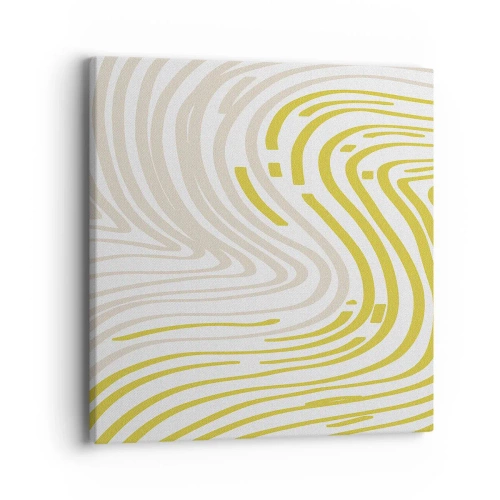 Impression sur toile - Image sur toile - Une composition au léger virage - 40x40 cm