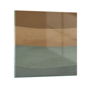 Impression sur verre - Image sur verre - Composition horizontale - 60x60 cm