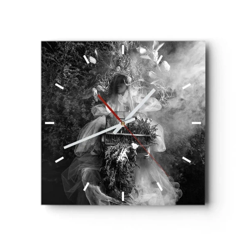 Horloge murale - Pendule murale - Tout simplement Mère Nature - 40x40 cm