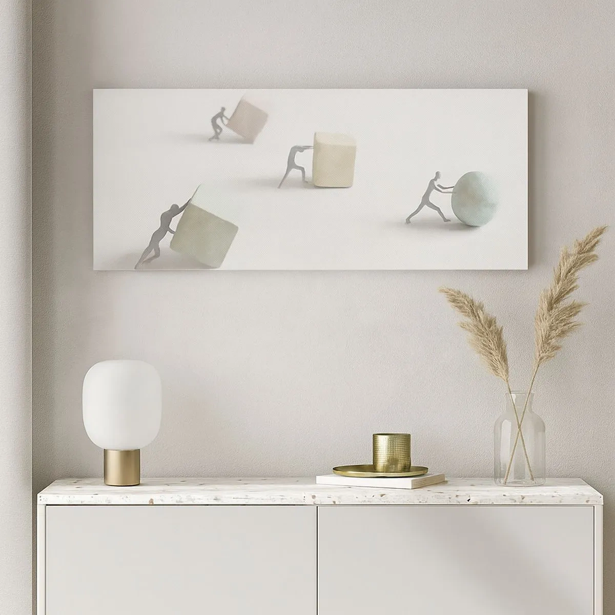 Impression sur toile - Image sur toile - Rien que la vie - 100x40 cm