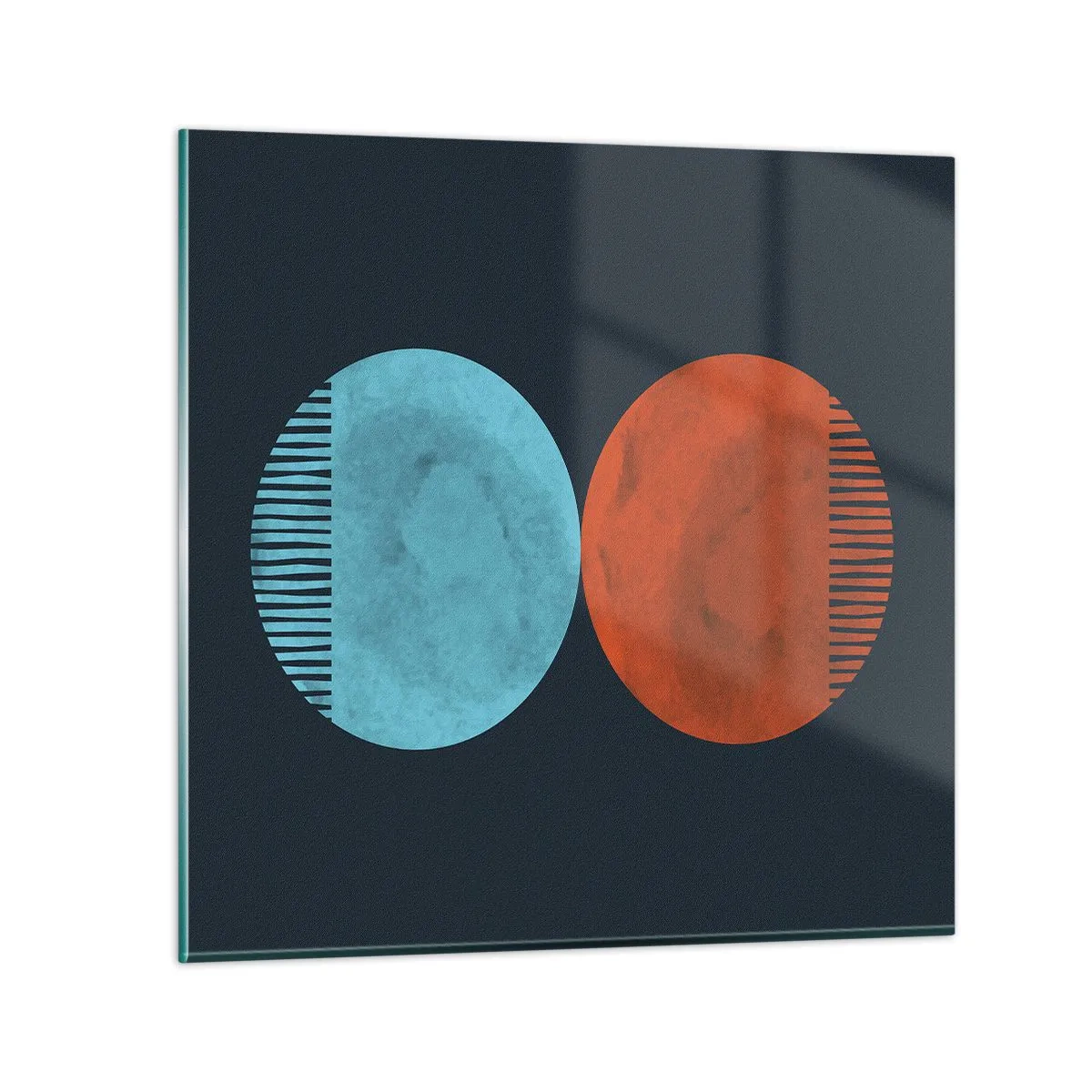 Impression sur verre - Image sur verre - Seulement la géométrie ? - 40x40 cm