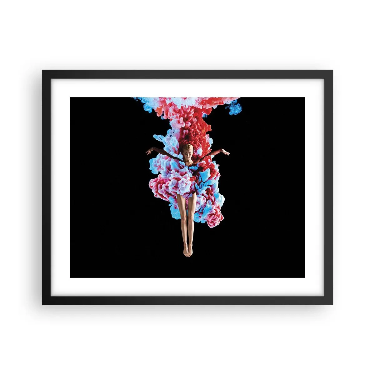 Affiche dans un cadre noir - Poster - En pleine floraison - 50x40 cm