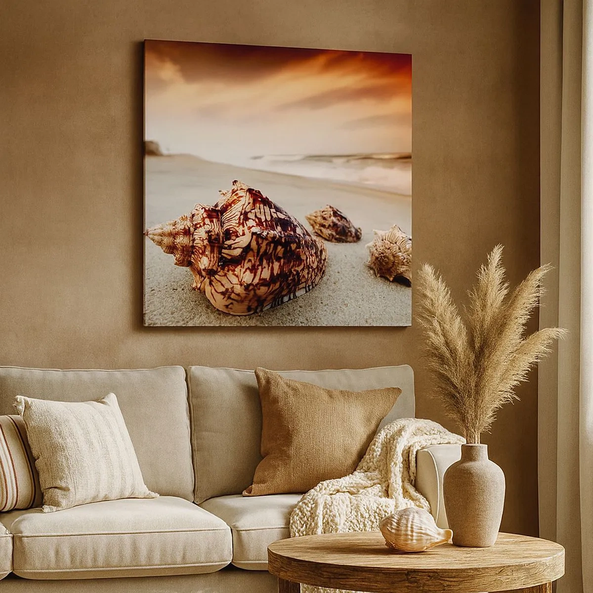 Impression sur toile - Image sur toile - Les parias des vagues - 30x30 cm