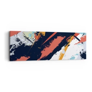 Impression sur toile - Image sur toile - Composition dynamique - 90x30 cm