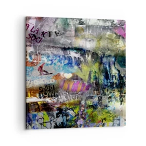Impression sur toile - Image sur toile - Collage de souvenirs - 50x50 cm