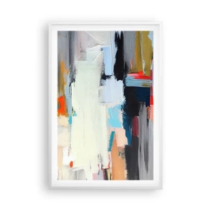 Affiche dans un cadre blanc - Poster - Y a-t-il une méthode ? - 61x91 cm