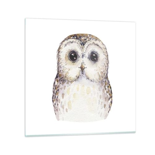 Impression sur verre - Image sur verre - Regarde-moi dans les yeux - 30x30 cm