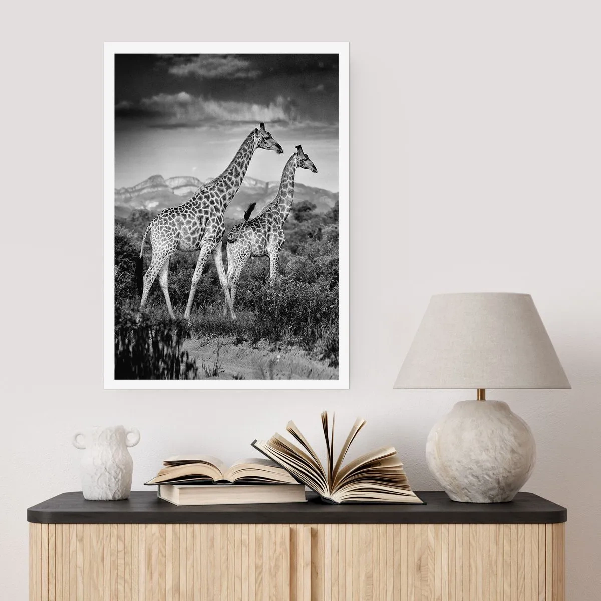 Affiche - Poster - Hautes sphères en Afrique - 30x40 cm