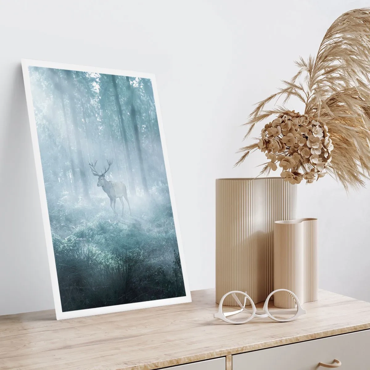 Affiche - Poster - Visite matinale du domaine - 30x40 cm