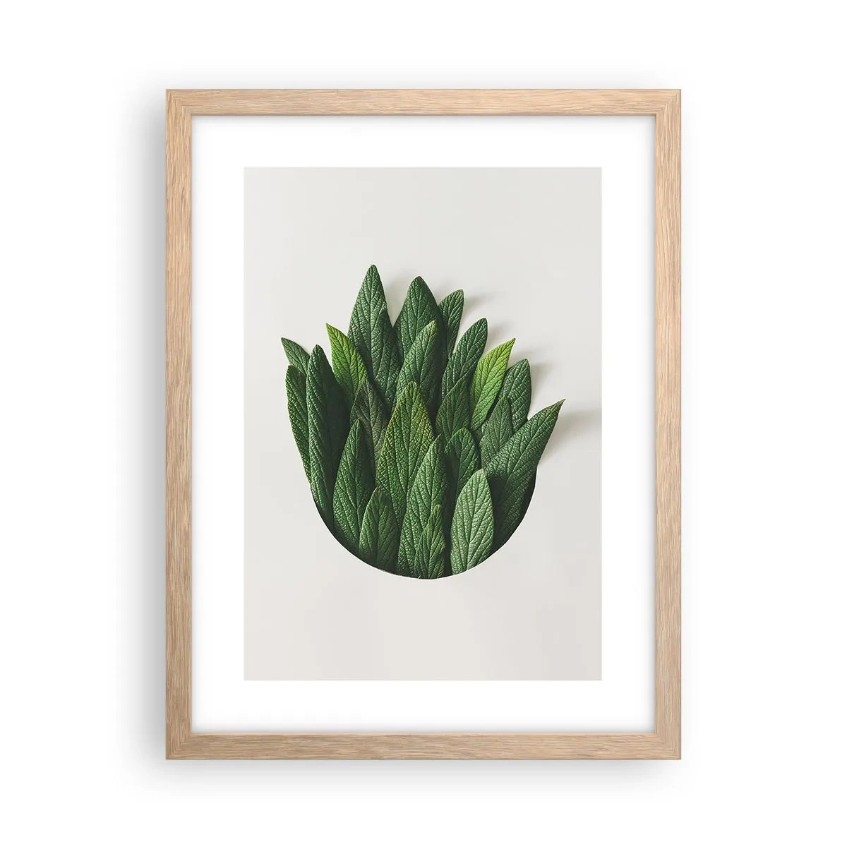 Affiche dans un chêne clair - Poster - Curiosité sans retenue - 30x40 cm