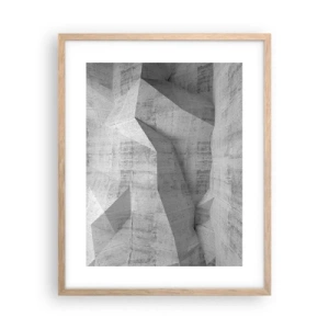 Affiche dans un chêne clair - Poster - Un vrai challenge - 40x50 cm