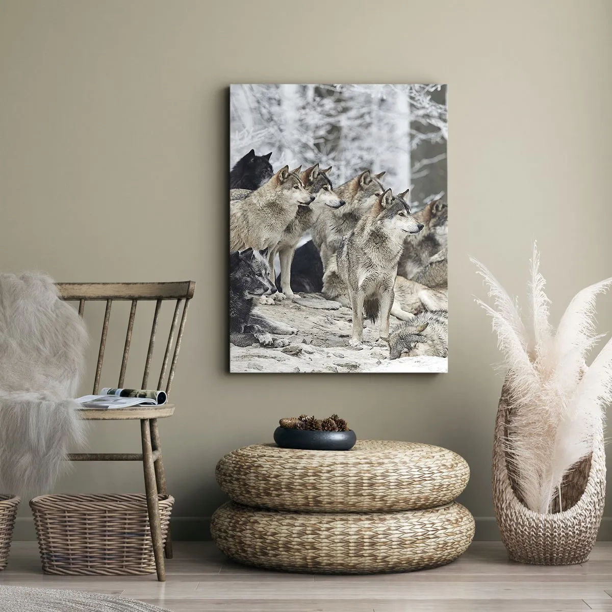 Impression sur toile - Image sur toile - Famille et amis - 45x80 cm