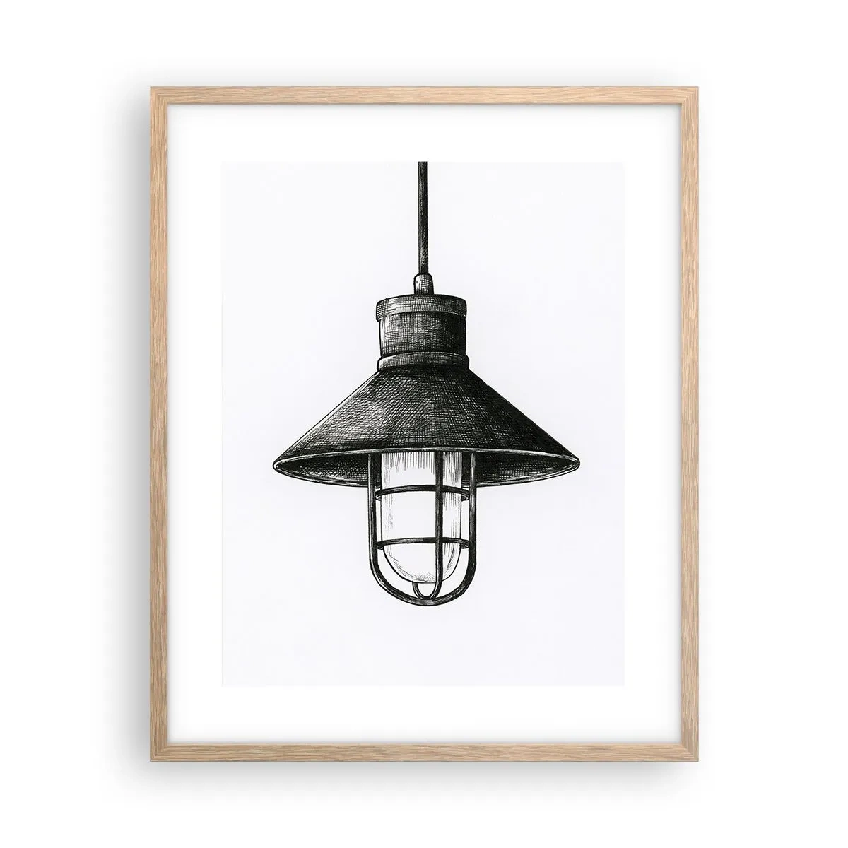 Affiche dans un chêne clair - Poster - Comme il y a des années… - 40x50 cm