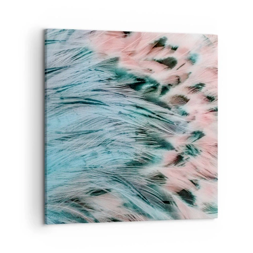 Impression sur toile - Image sur toile - Duvet rose saphir - 50x50 cm