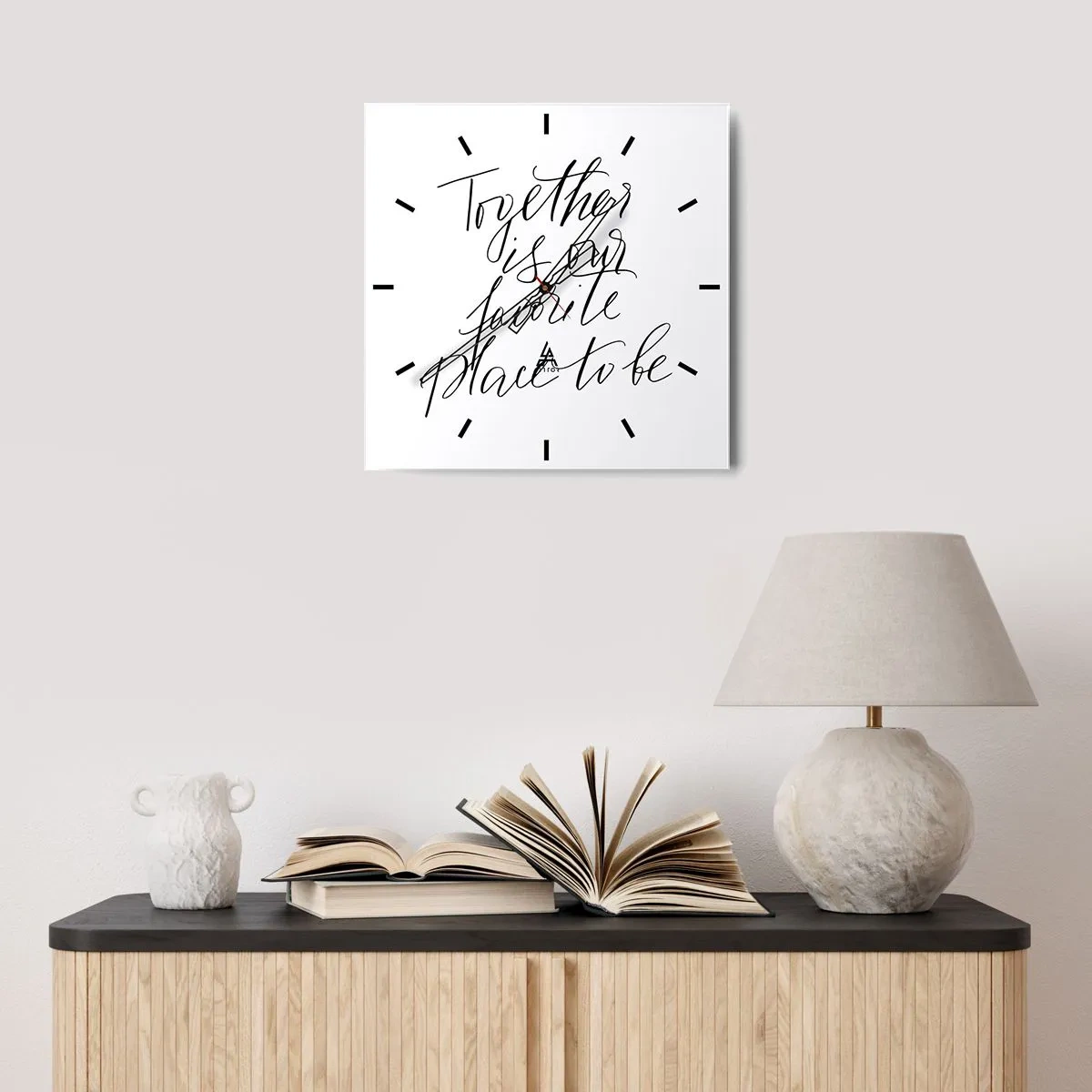 Horloge murale - Pendule murale - Vous aussi vous le sentez? - 30x30 cm