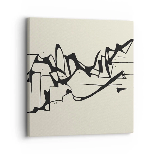 Impression sur toile - Image sur toile - Peut-être un paysage - 30x30 cm