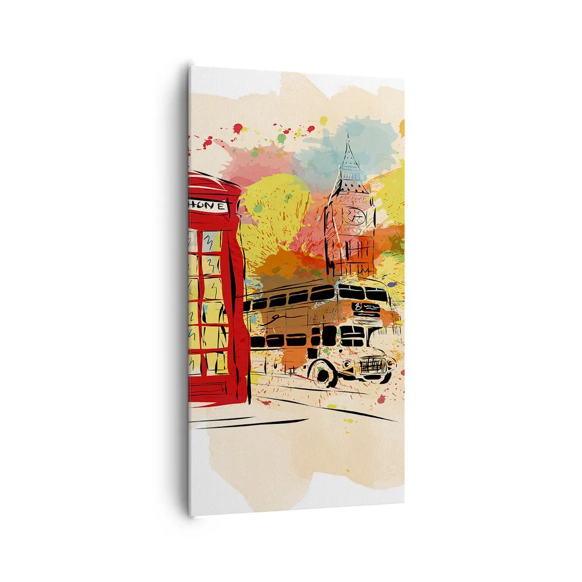 Impression sur toile - Image sur toile - La ville de la variété - 65x120 cm