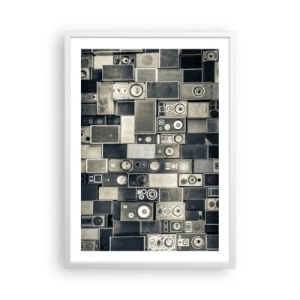 Affiche dans un cadre blanc - Poster - Tout va bien - 50x70 cm