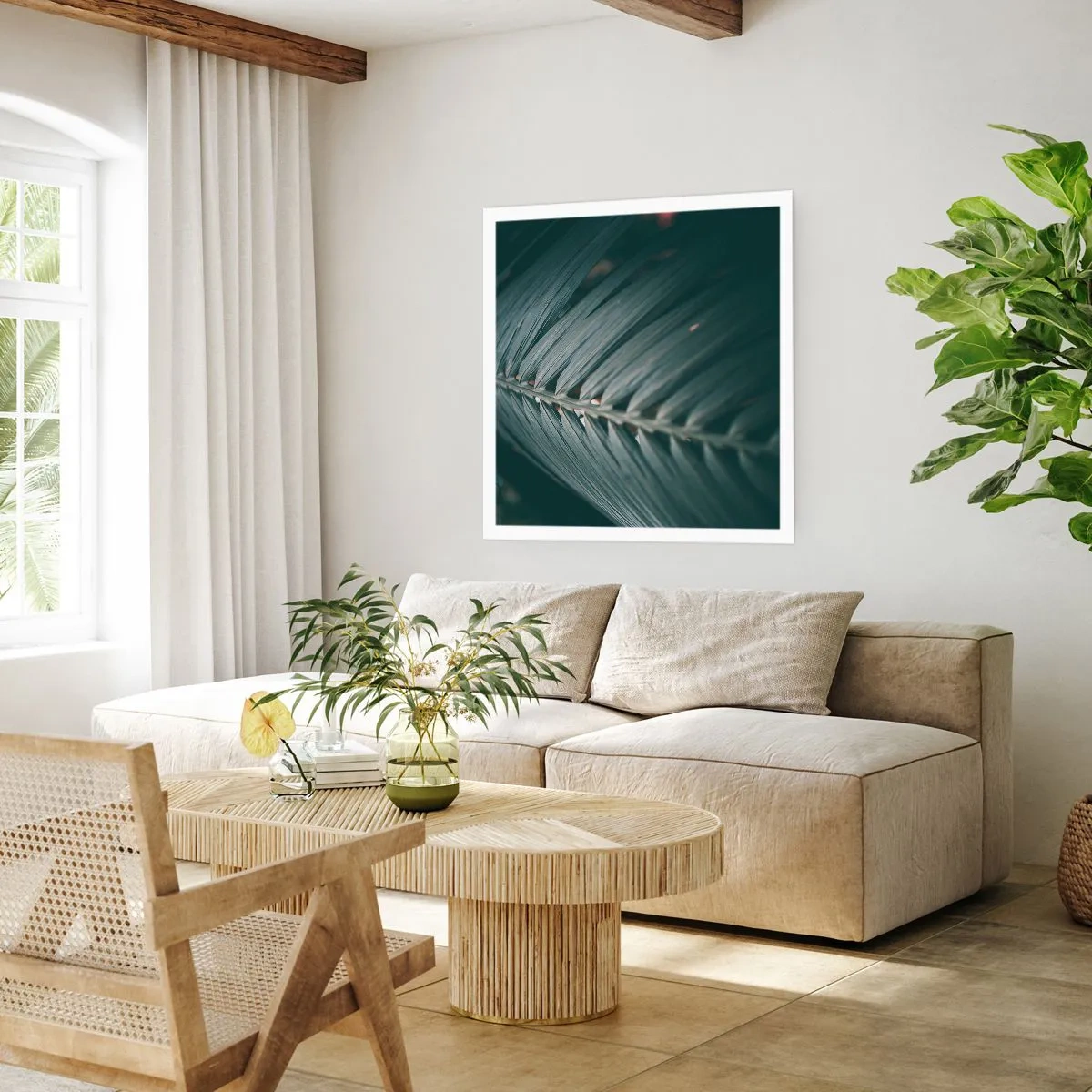 Affiche - Poster - Précision de la nature - 50x50 cm