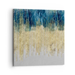 Impression sur toile - Image sur toile - Bordure dorée - 70x70 cm