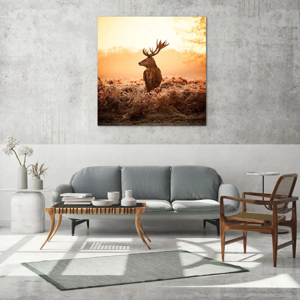 Impression sur verre - Image sur verre - Seigneur du domaine - 60x60 cm