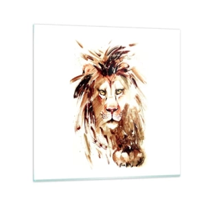 Impression sur verre - Image sur verre - Force et dignité - 50x50 cm