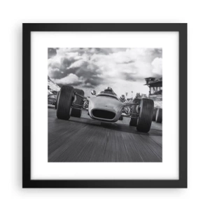 Affiche dans un cadre noir - Poster - Puissance! - 30x30 cm