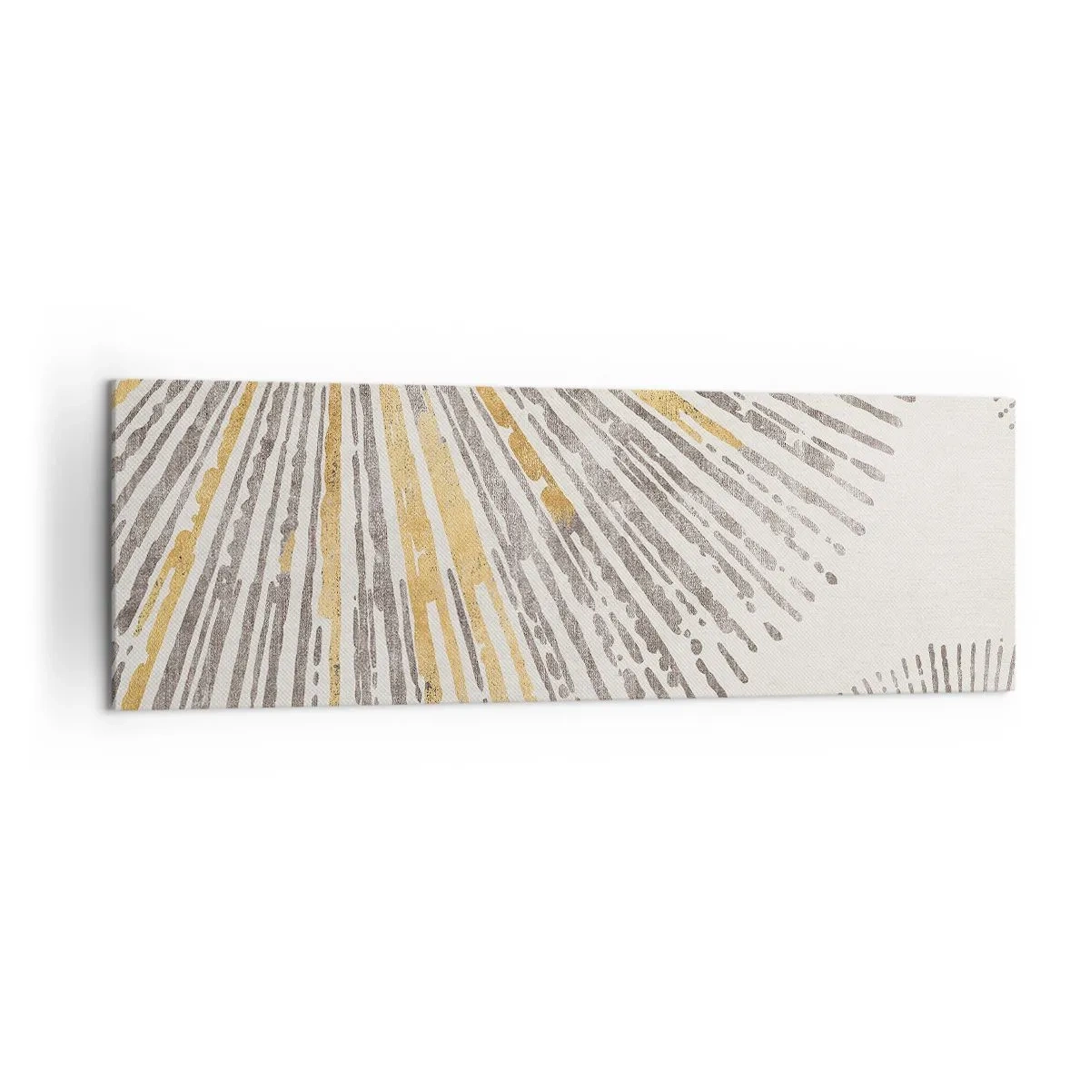 Impression sur toile - Image sur toile - Motif abstrait en forme de rayon - 160x50cm - La beauté du rayon - Décoration murale moderne pour le salon et la chambre ARTTOR