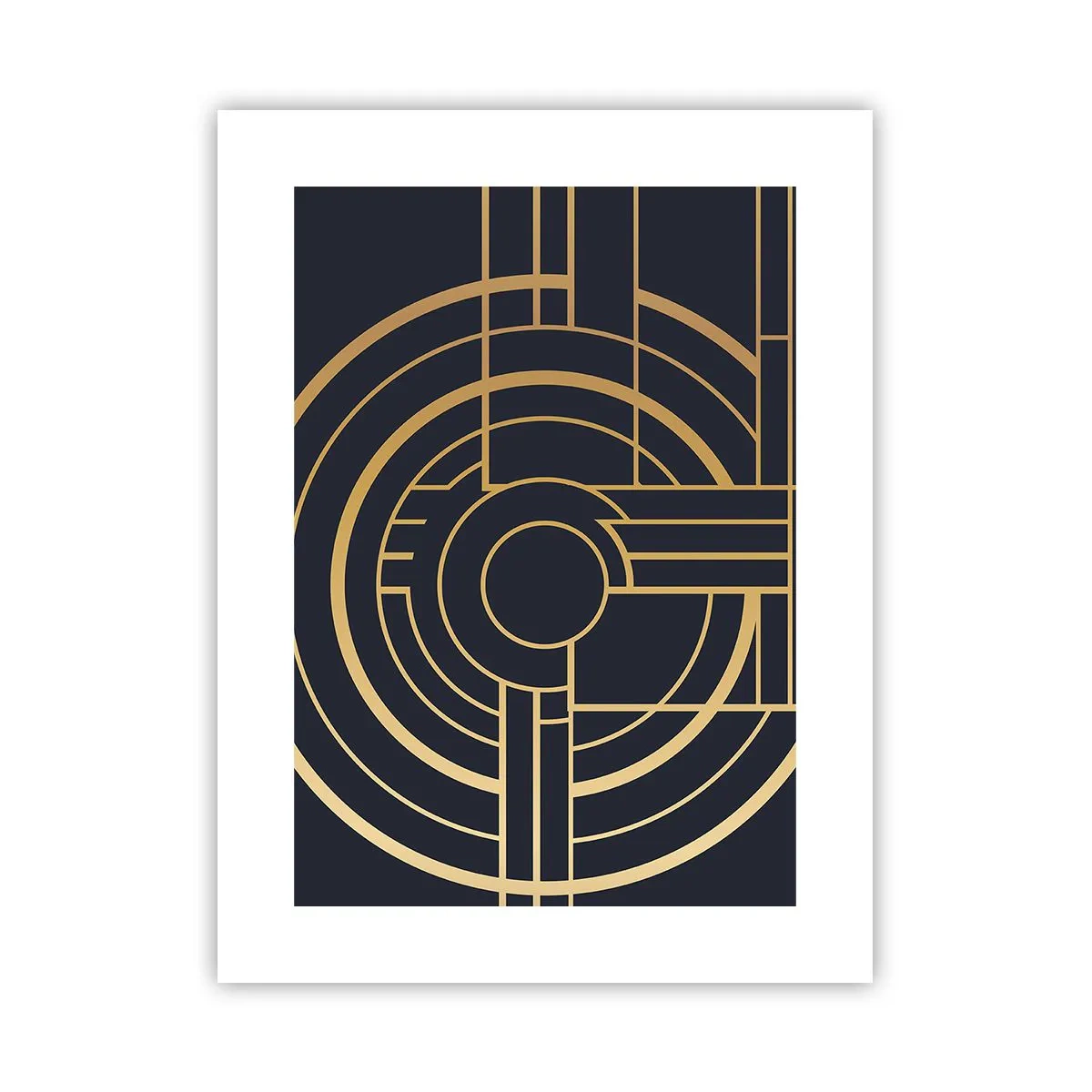 Affiche - Poster - Rotation des éléments - 30x40 cm