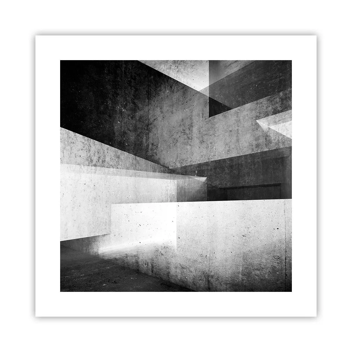 Affiche - Poster - Structure de l'espace - 40x40 cm