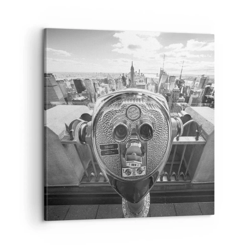 Impression sur toile - Image sur toile - Ville sur les villes - 60x60 cm