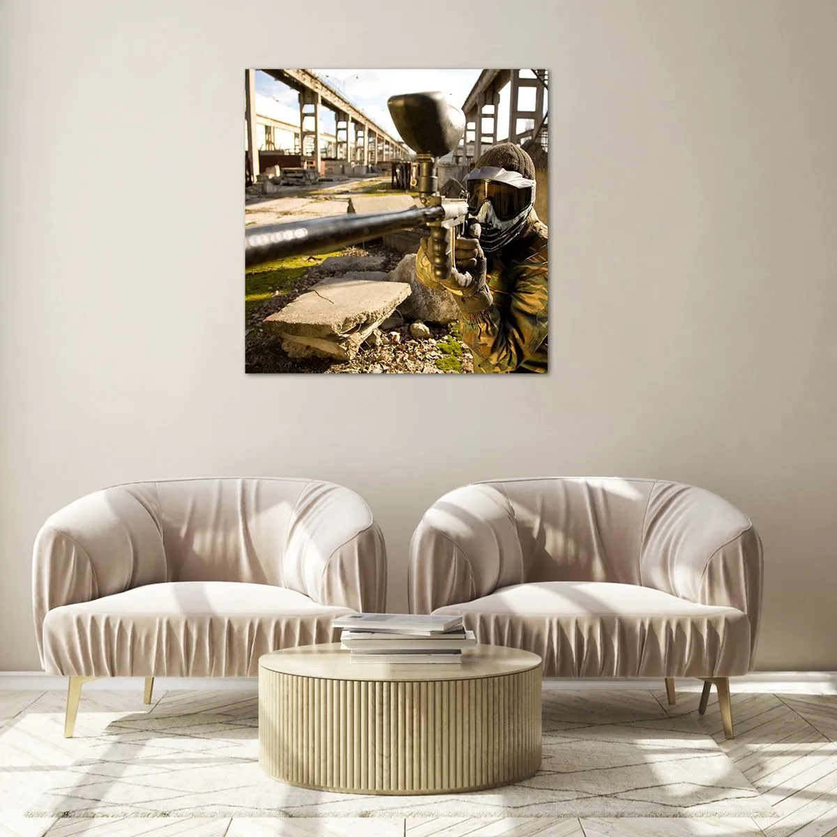 Impression sur verre - Image sur verre - Et vous pouvez devenir un héros - 50x50 cm