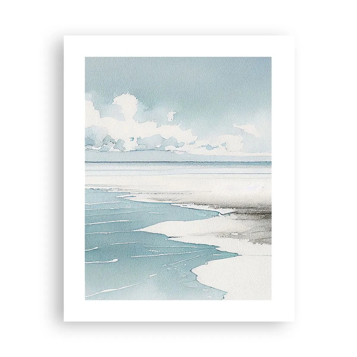 Affiche - Poster - Marée douce - 40x50 cm