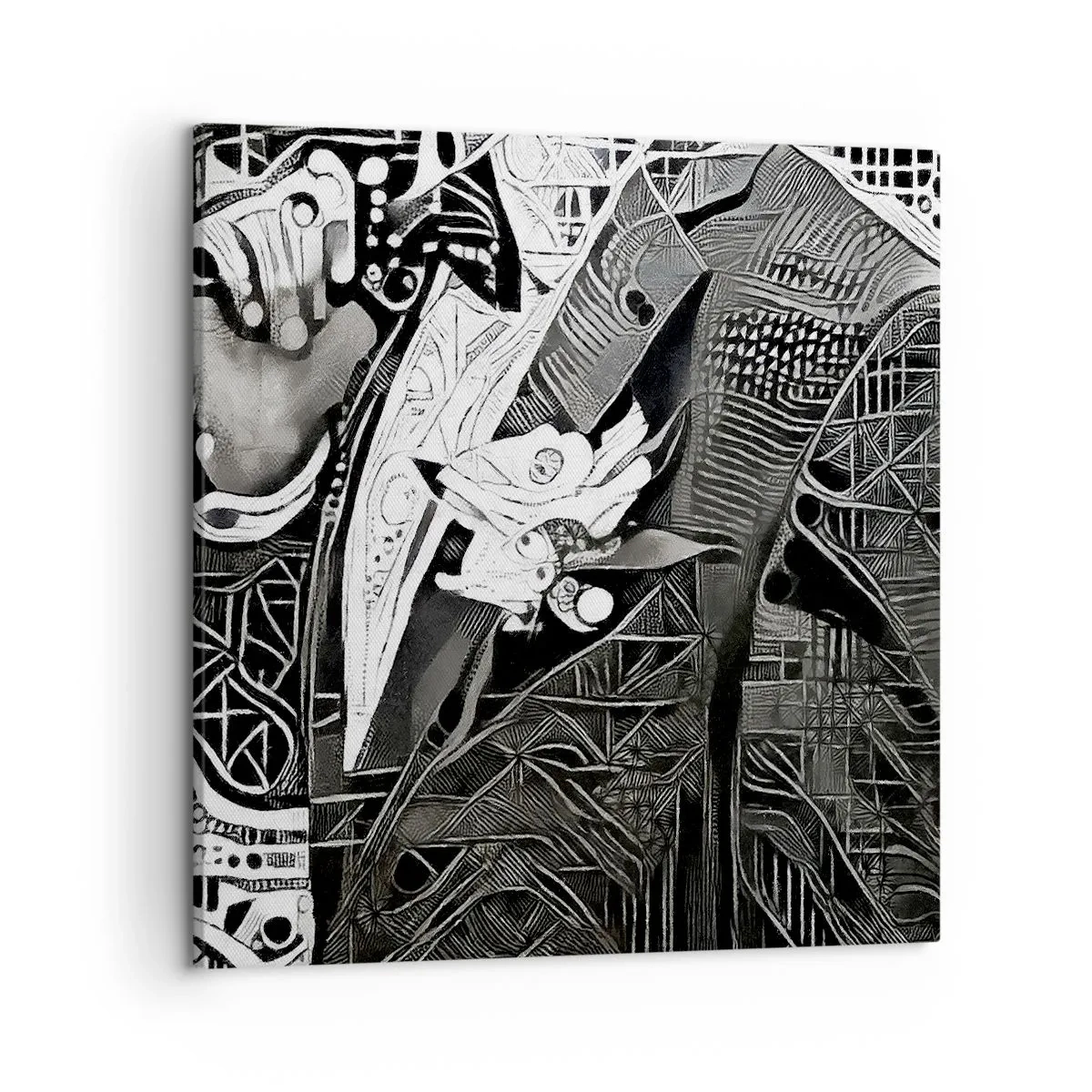 Impression sur toile - Image sur toile - Seulement en apparence un homme froid - 50x50 cm