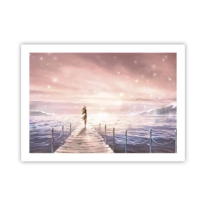 Affiche - Poster - A la lumière d'un rêve - 70x50 cm