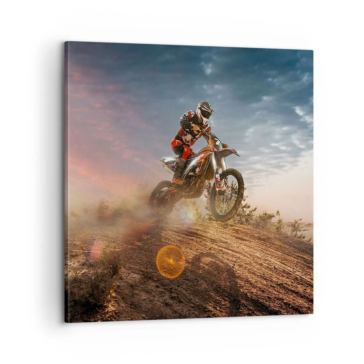 Impression sur toile - Image sur toile - Pour la victoire - 60x60 cm