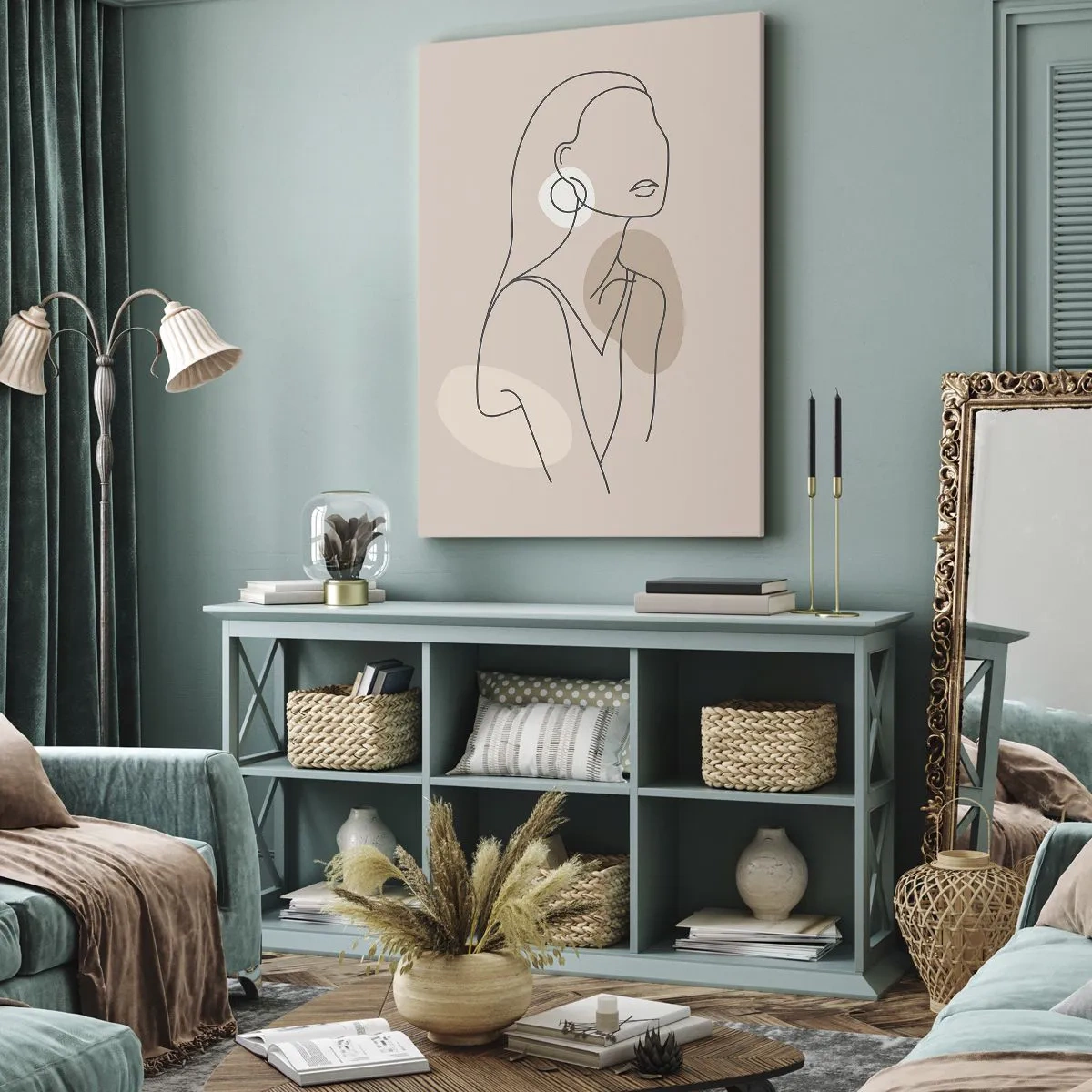 Impression sur toile - Image sur toile - Icone féminin - 45x80 cm