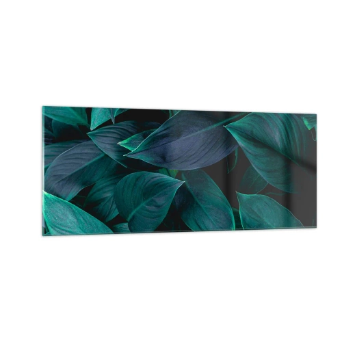 Impression sur verre - Image sur verre - le vert lui-même - 100x40 cm