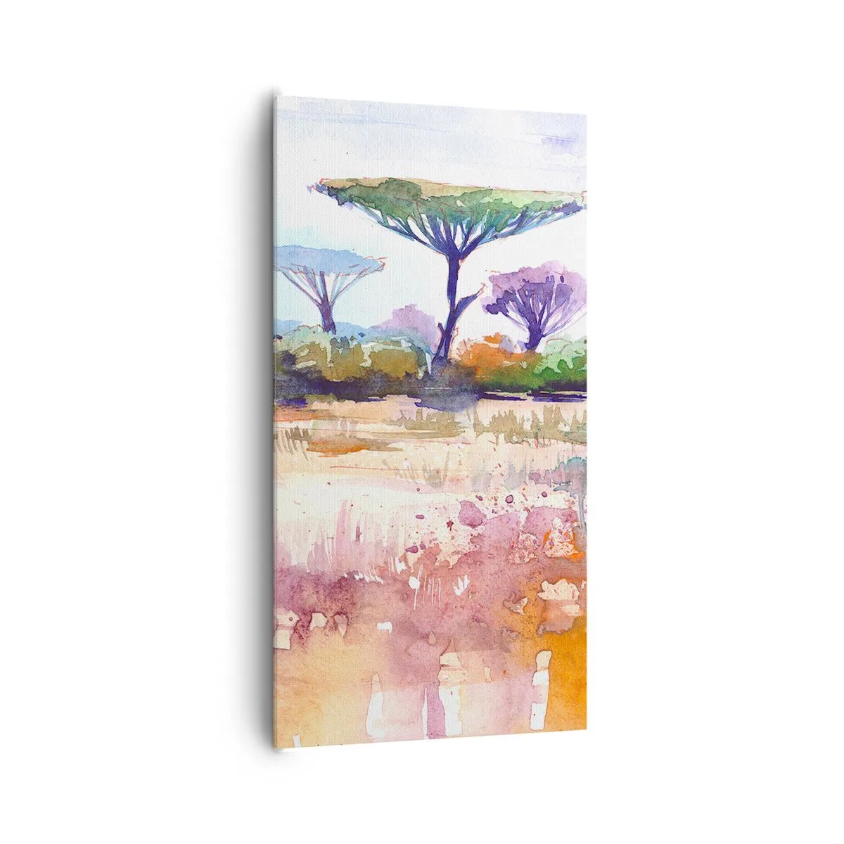 Impression sur toile - Image sur toile - Couleurs de savane - 65x120 cm