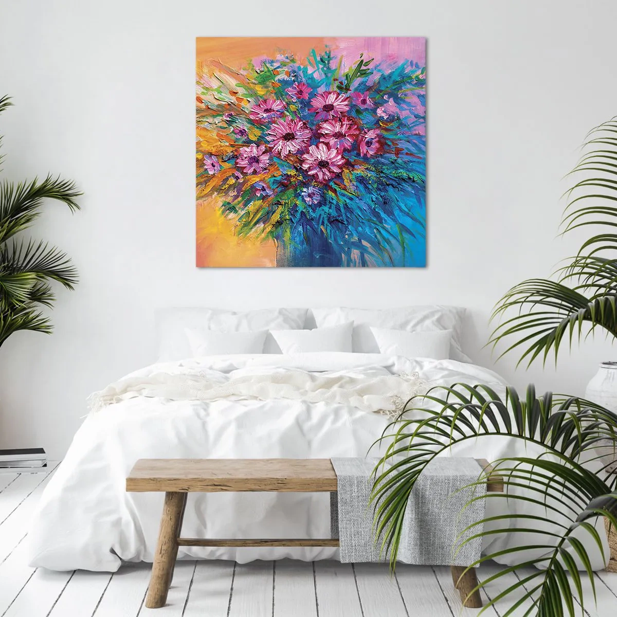 Impression sur toile - Image sur toile - Énergie de la vie - 30x30 cm