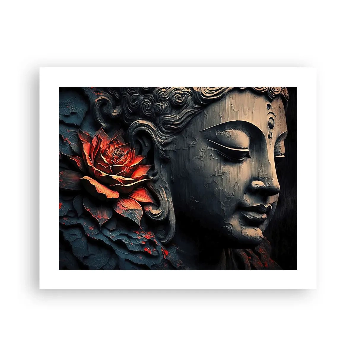 Affiche - Poster - En harmonie avec le monde - 50x40 cm