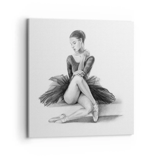 Impression sur toile - Image sur toile - Envoutée par la danse - 70x70 cm