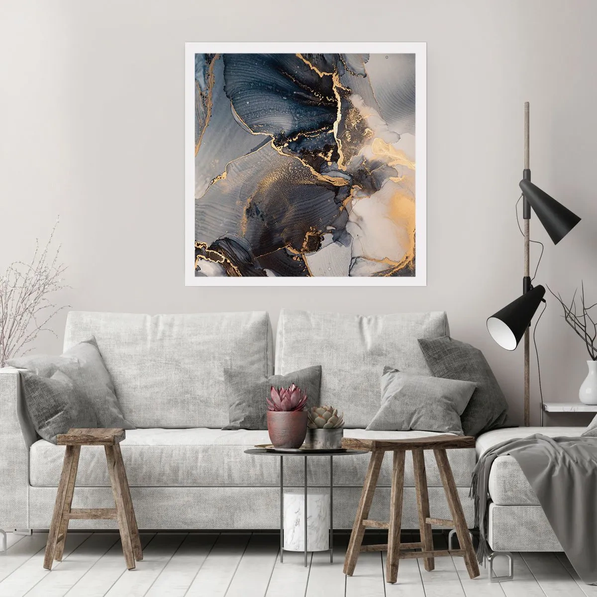 Affiche - Poster - La vie de la pierre - 60x60 cm