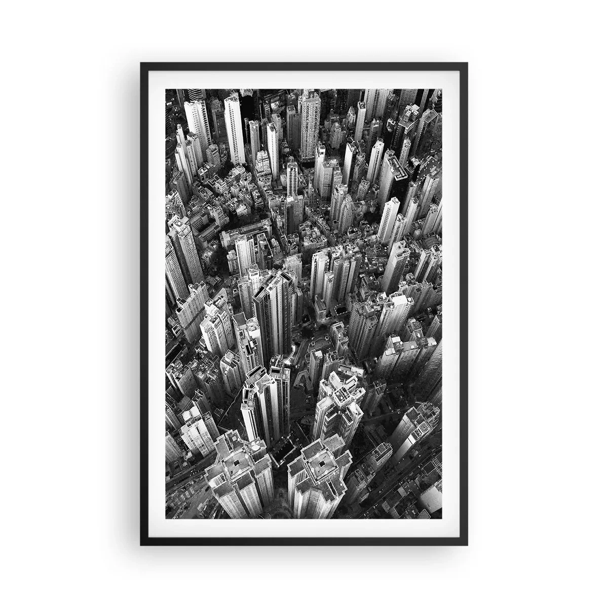 Affiche dans un cadre noir - Poster - Toujours de plus en plus haut - 61x91 cm